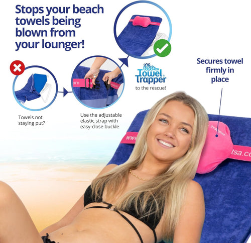 Towel Trapper Memory Foam Pillow