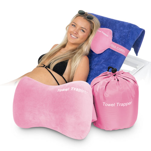 Buy Best Itsa Towel Trapper Memory Foam Pillow For Beach & Travel