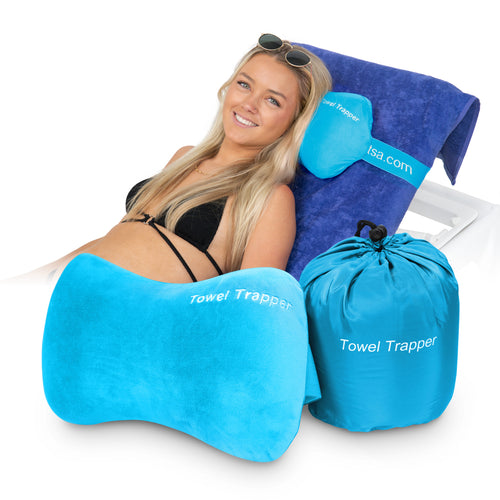 Buy Best Itsa Towel Trapper Memory Foam Pillow For Beach & Travel