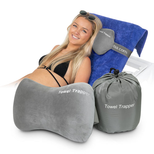 Buy Best Itsa Towel Trapper Memory Foam Pillow For Beach & Travel