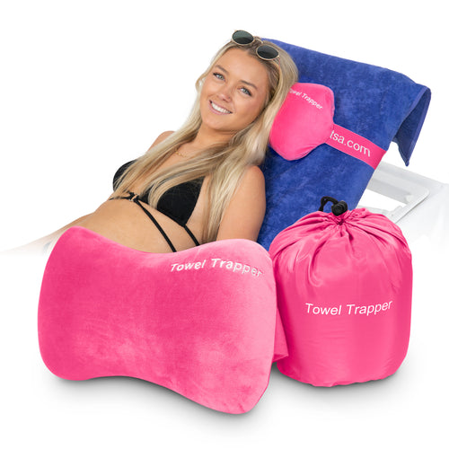 Buy Best Itsa Towel Trapper Memory Foam Pillow For Beach & Travel