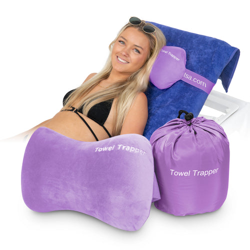 Buy Best Itsa Towel Trapper Memory Foam Pillow For Beach & Travel