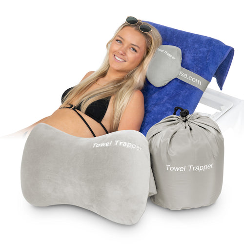 Buy Best Itsa Towel Trapper Memory Foam Pillow For Beach & Travel
