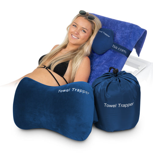 Buy Best Itsa Towel Trapper Memory Foam Pillow For Beach & Travel