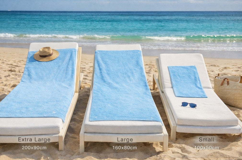 Beach Towel Size Guide: Choosing the Right Fit for Comfort, Coverage & Sunbeds