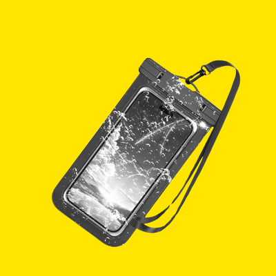 Universal Waterproof Phone Pouch – IP68 Dry Bag for Phones up to 7.5” – Multicolour (Single)
