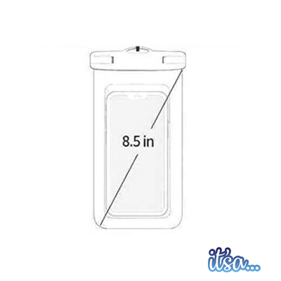 Universal Waterproof Phone Pouch – IP68 Dry Bag for Phones up to 7.5” – Multicolour (Single)