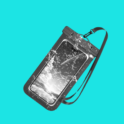 Universal Waterproof Phone Pouch – IP68 Dry Bag for Phones up to 7.5” – Multicolour (Single)