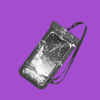 Universal Waterproof Phone Pouch – IP68 Dry Bag for Phones up to 7.5” – Multicolour (Single)