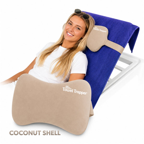 VALUE RANGE Memory Foam Towel Trapper and pillow