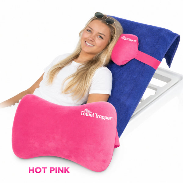 VALUE RANGE Memory Foam Towel Trapper and pillow
