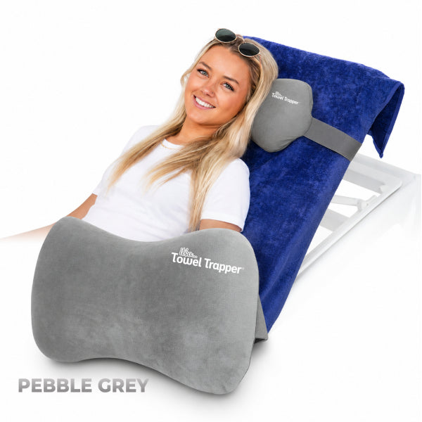 VALUE RANGE Memory Foam Towel Trapper and pillow