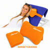 VALUE RANGE Inflatable Towel Trapper and pillow for Beach & Travel