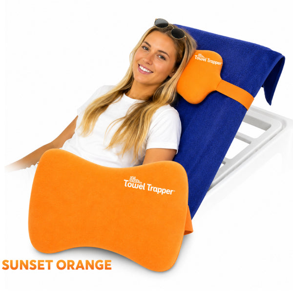 VALUE RANGE Memory Foam Towel Trapper and pillow