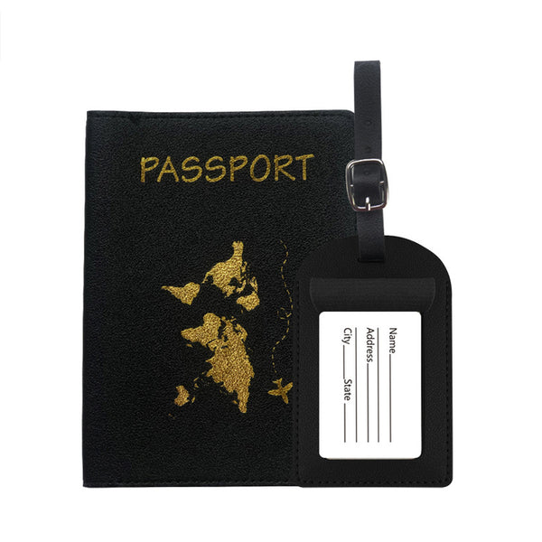 Soft Matte Finish PU Leather Travel Passport Cover